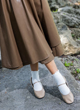 Leather Wrap Skirt