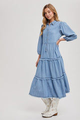 Denim Tencel Dress