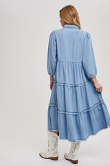 Denim Tencel Dress