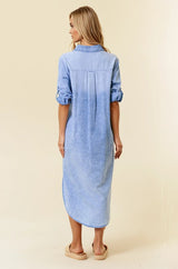 Roll Tab 3/4 Sleeve Dress