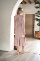 Rose Button Down Dress