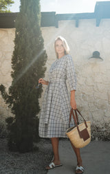 Blue Plaid Dress