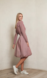Mauve Bubble Skirt