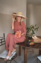 Everyday Linen Set Rust