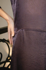Crushed Satin Dress