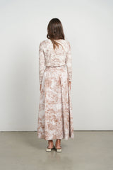 Point Printed Poplin Maxi