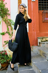 Laced Waist Maxi