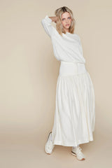 Maxi Volta Skirt Coconut