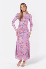 Juliana Dress Pink Green