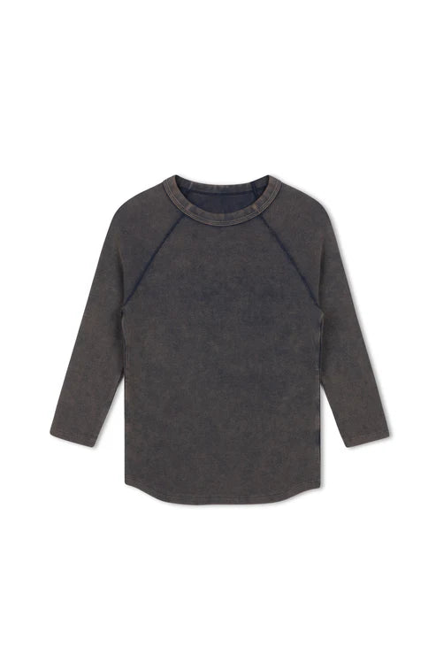 Point 3/4 Washed Raglan Tee