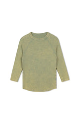 Point 3/4 Washed Raglan Tee