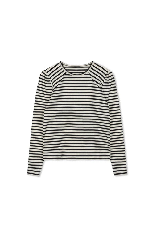 Point Puff Sleeve Crew Tee