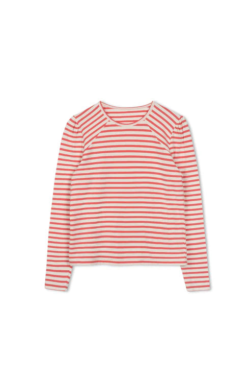 Point Puff Sleeve Crew Tee