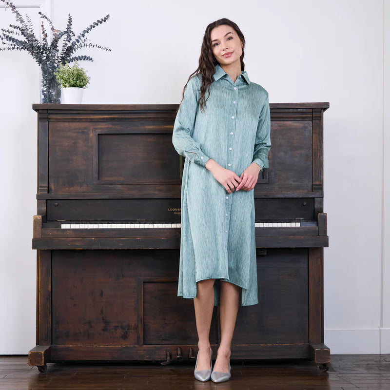 Stella Satin Stripe Dress