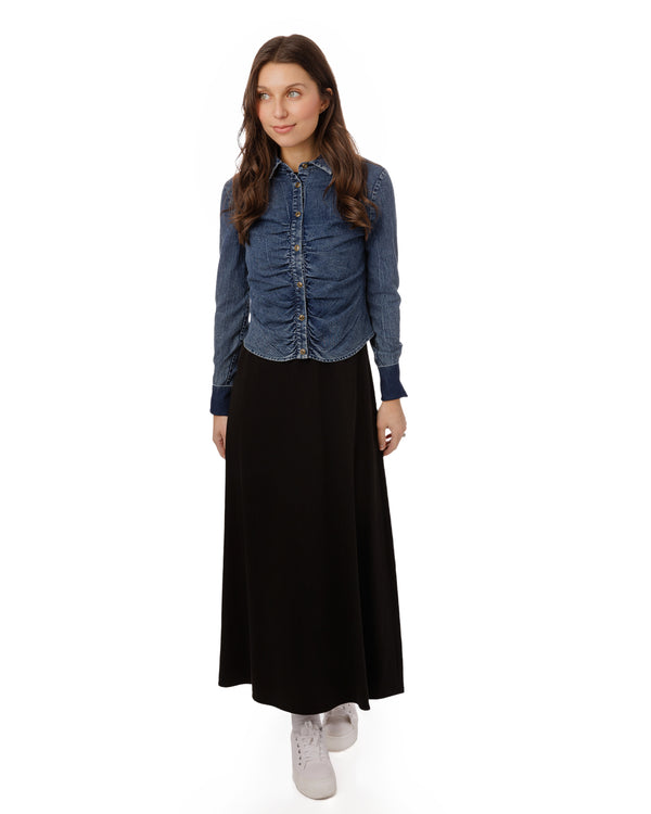 WS51769T-A Denim Skirt