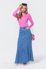 Arden Skirt Medium Blue