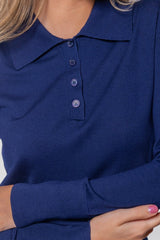 Aria Top Dark Blue