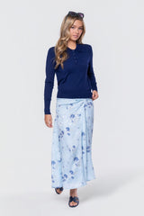 Aria Top Dark Blue