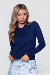 Aria Top Dark Blue