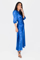 Audrey Dress Short Sleeve Royal Blue