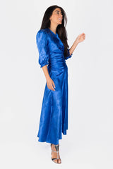 Audrey Dress Short Sleeve Royal Blue