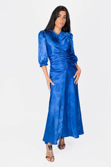 Audrey Dress Short Sleeve Royal Blue