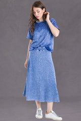 Princess Panel Midi Skirt - Mineral Wash 7
