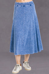 Princess Panel Midi Skirt - Mineral Wash 7