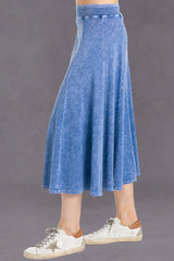 Princess Panel Midi Skirt - Mineral Wash 7
