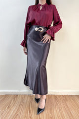 Satin Skirt Buckle