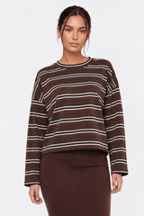 Elka Top - Brown Black