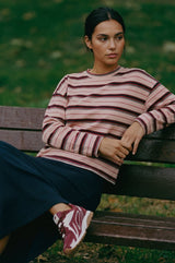 Elka Top - Pink Navy