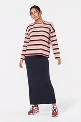 Elka Top - Pink Navy detail