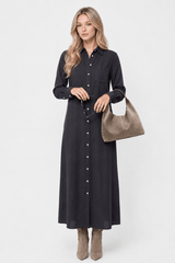 Freda Dress - Navy