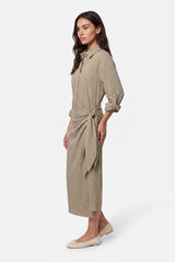 Gabi Dress - Khaki detail