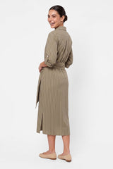 Gabi Dress - Khaki detail