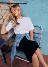 Heidi Skirt 31" Black