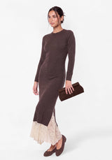 Kelson Dress - Brown detail