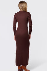 Kerry Dress - Dark Brown detail