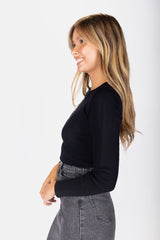 Lila Top Black
