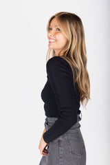 Lila Top Black