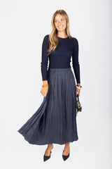 Lila Top Navy