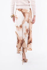 Lisa Skirt Ivory/Brown