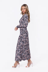 Mariella Dress Black Pattern