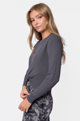Mia Top - Grey detail