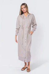 Mina Dress 50" Khaki