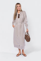 Mina Dress 50" Khaki