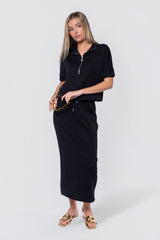 Mina Skirt 35" Black