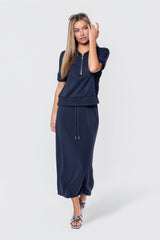 Mina Skirt 35" Navy