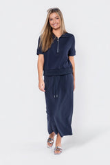 Mina Skirt 35" Navy